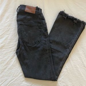 Madewell Flare Black Jeans